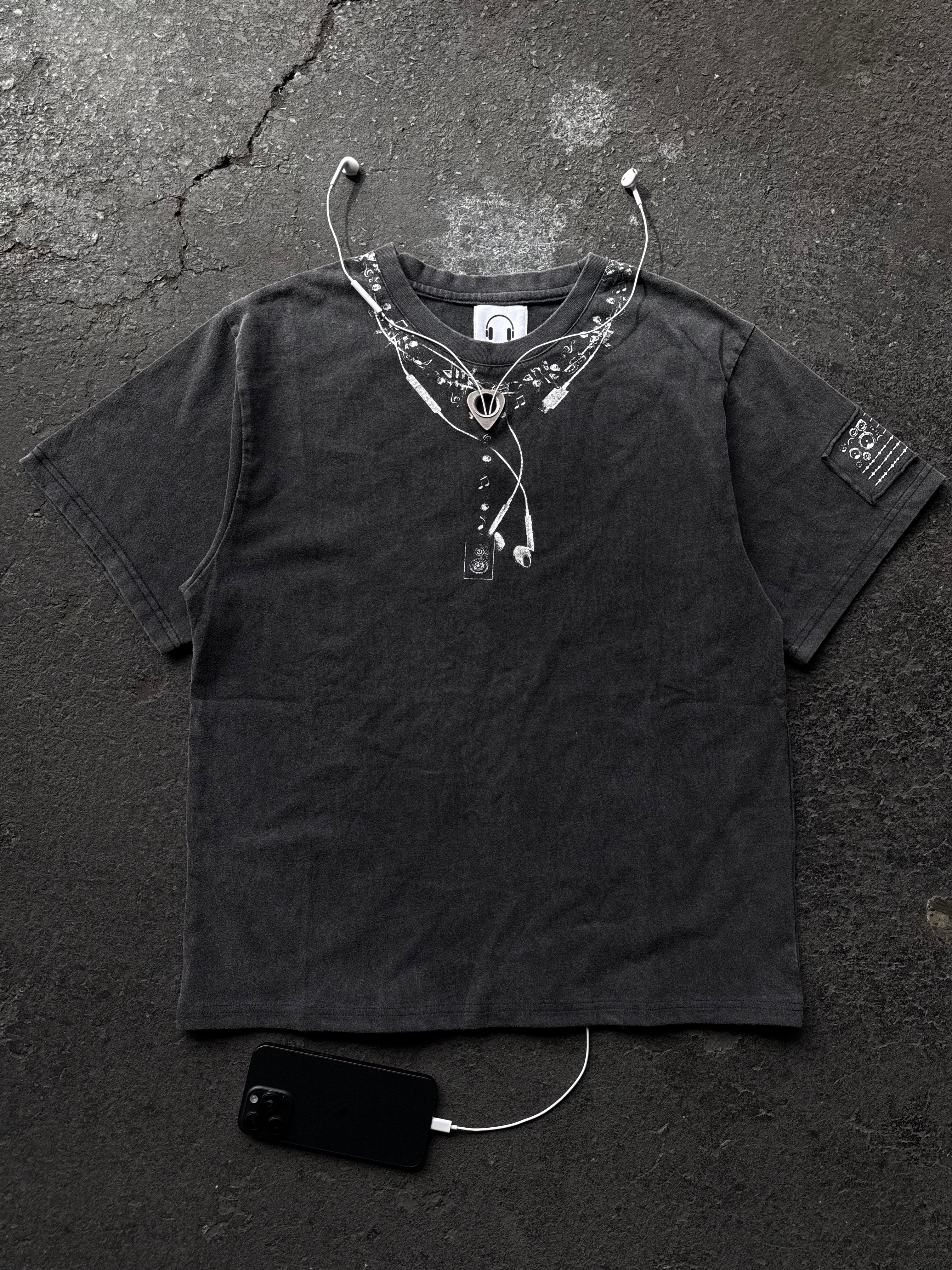 Bass” T‑Shirt – Heavyweight Black Streetwear Tee – assignment.global