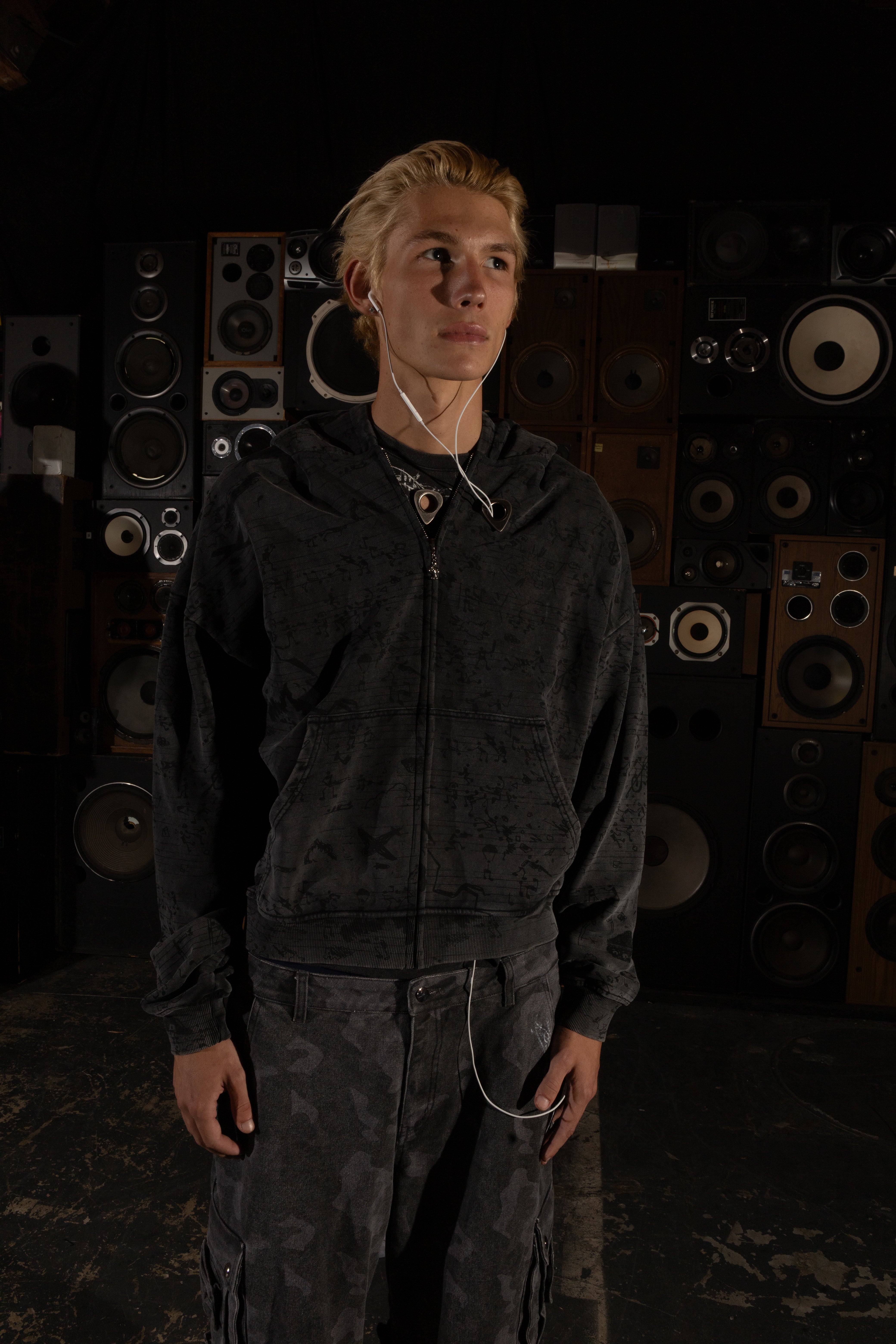 “Warchestra” Zip-Up (Black)