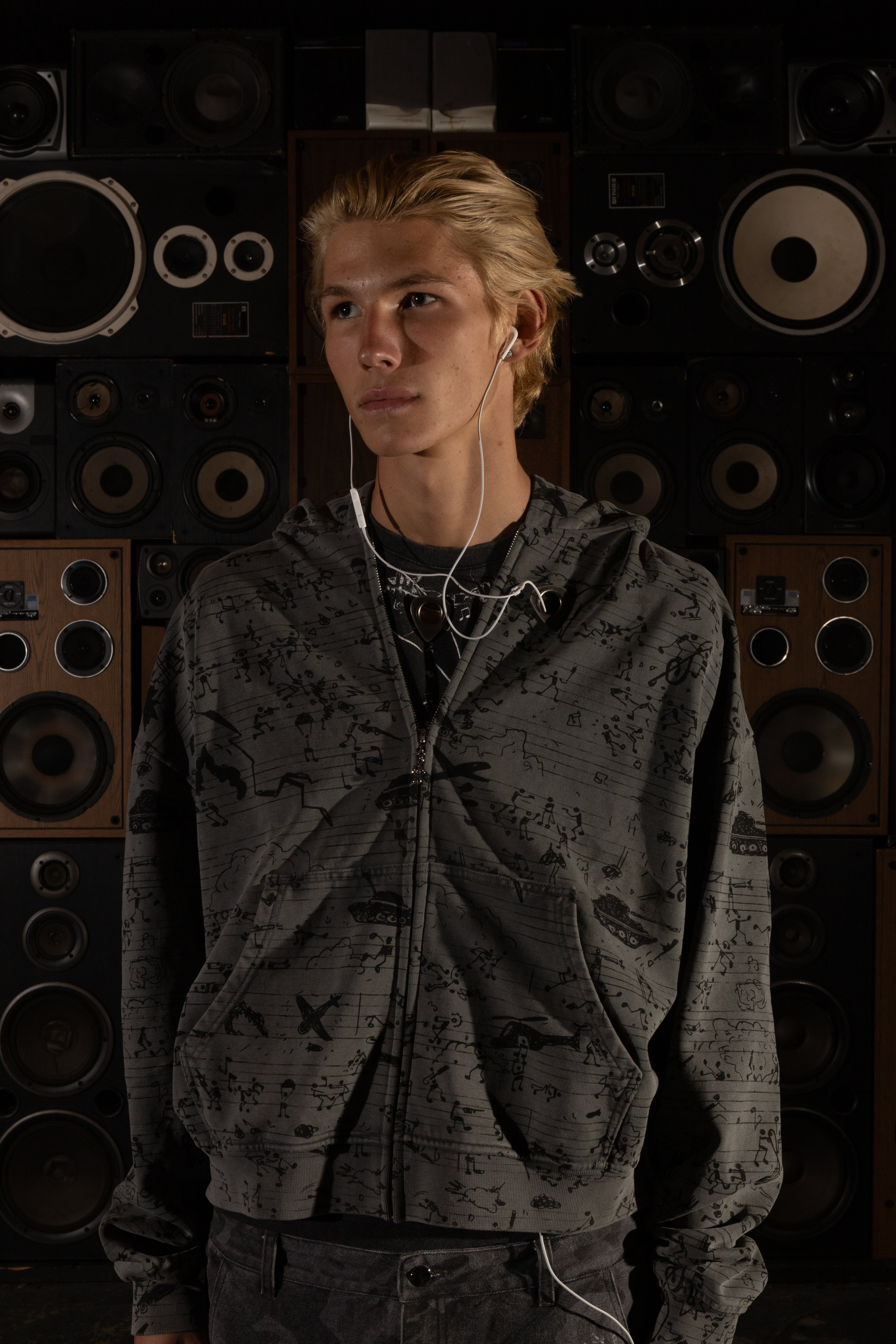 “Warchestra” Zip-Up (Grey)