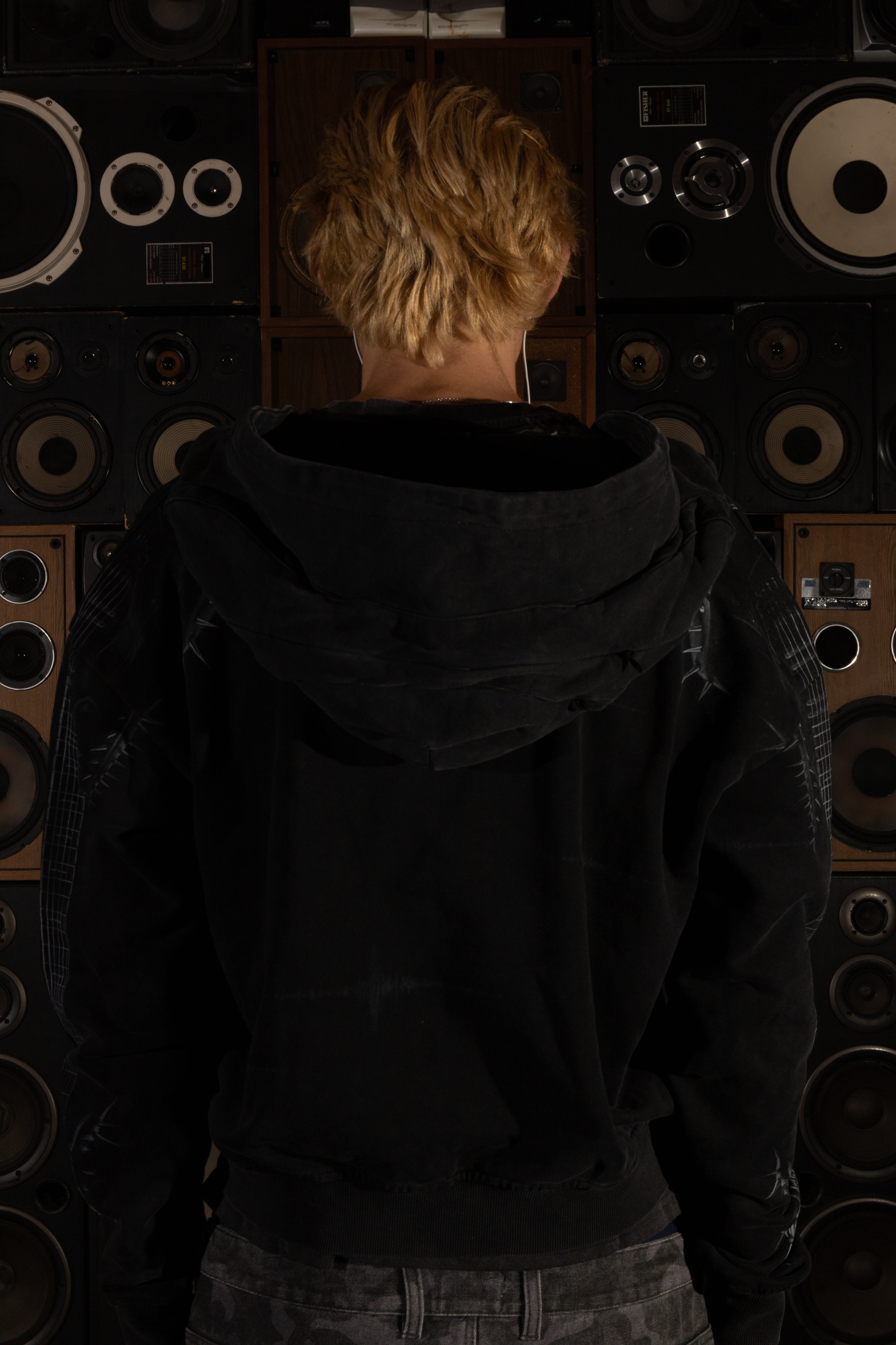 Rodrick” Zip‑Up – Black French Terry Hoodie (500 GSM) – assignment